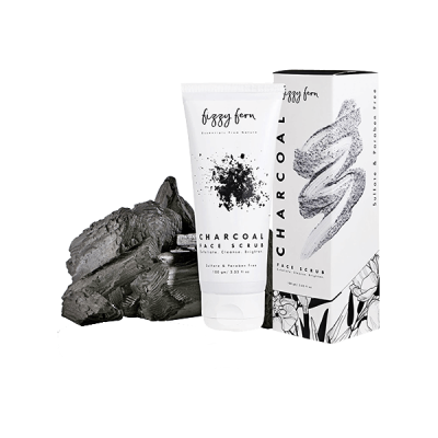 Fizzy Fern: Charcoal Face Scrub - (100 gm)