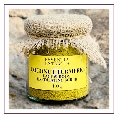 Essentia Extracts: Coconut Turmeric Scrub - (100 gm)