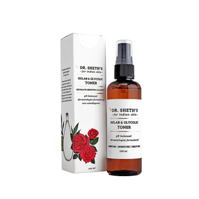 Dr. Sheth's: Gulab & Glycolic Toner - (100 ml)
