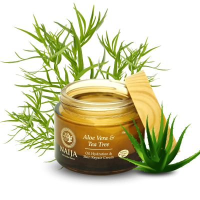 Naija: Aloe Vera Tea Tree Oil Cream - 50gm