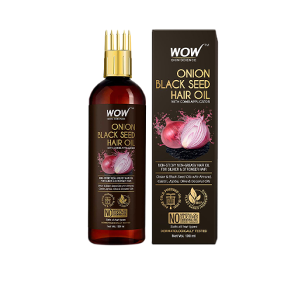 WOW: Onion Black Seed Hair Oil, 100 ml