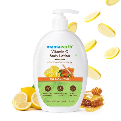 Mamaearth: Vitamin C Body Lotion for even skin tone - 400ml