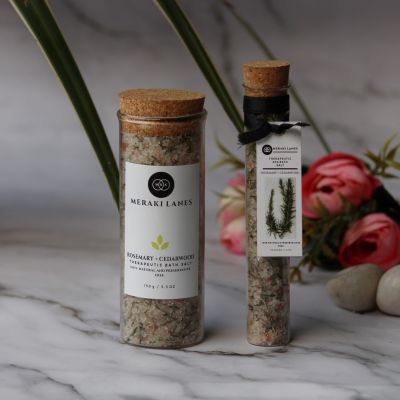 Meraki Lanes: Meraki Lanes Rosemarry Bath Salt - 150gm