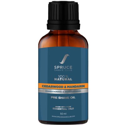 Spruce Shave Club: Cedarwood & Mandarin Pre Shave Oil