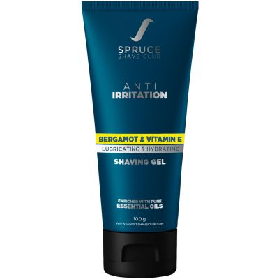 Spruce Shave Club: Bergamot & Vitamin E Anti Irritation Shaving Gel