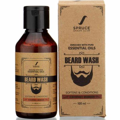 Spruce Shave Club: Natural Beard Wash (Cedarwood & Mandarin) ,100 ml