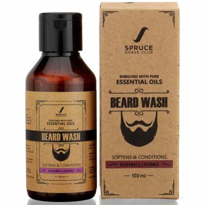 Spruce Shave Club: Natural Beard Wash (Bergamot & Lavender) - 100 ml