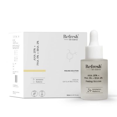Refresh Skin Sciences: AHA 25% - PHA 5% - BHA 2% Peeling Solution - 30ml