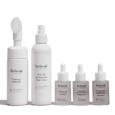 Refresh Skin Sciences: Skin Brightening Kit- Set of 6