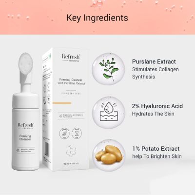 Refresh Skin Sciences: Foaming Cleanser- 150ml