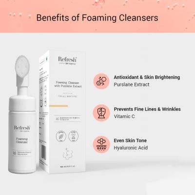 Refresh Skin Sciences: Foaming Cleanser- 150ml