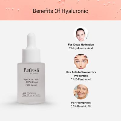 Refresh Skin Sciences: Hyaluronic Acid - D-Panthenol Face Serum - 30ml