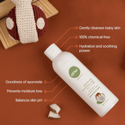 Allter : Massage Oil, Hydrating Wash & Wipes (Regular Pack) - Pack of 3