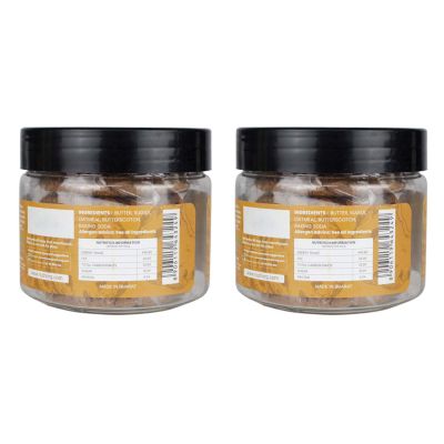 Nutriorg: Oats Cookies Butter Scotch Flavor - 110 gm ( Pack of 2)