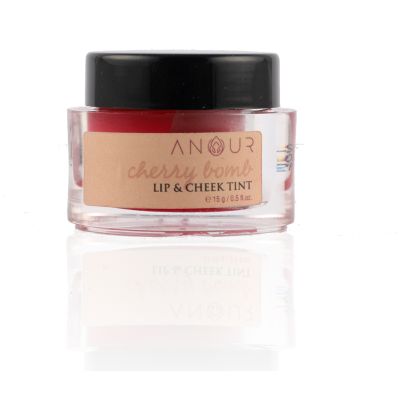 Anour: Cherry Bomb Lip & Cheek Tint - 15 gm