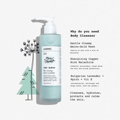 Aminu: Body Cleanser for Gentle Cleansing & Soothing - 150 ml