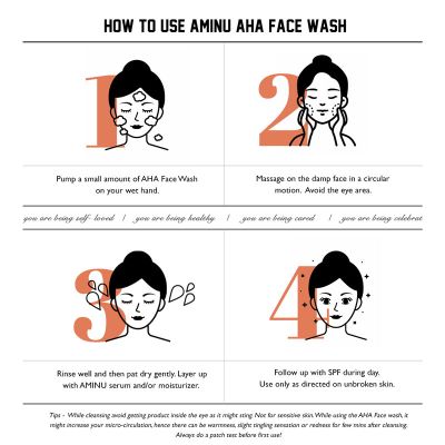 Aminu: AHA Face Wash - 100 ml