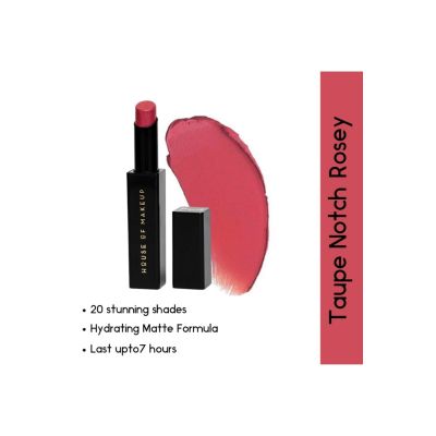 House of Makeup: On You Hydra Matte Lipstick - Taupe Notch Rosey - 3.5gm