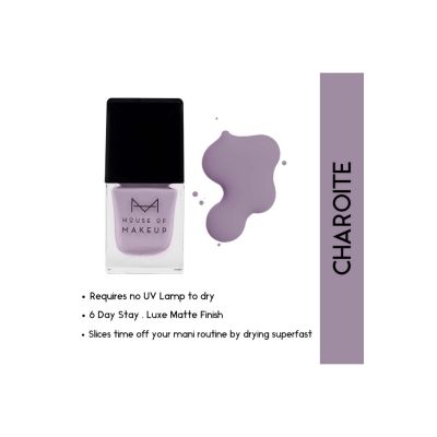 House of Makeup: Matte Nail Lacquer - Charoite - 12ml