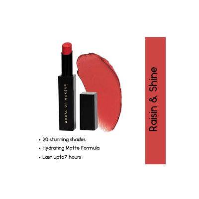 House of Makeup: Good On You Hydra Matte Lipstick - Raisin & Shine - 3.5gm