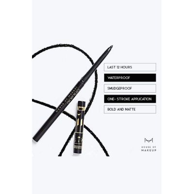 House of Makeup: Oh My Black Kajal (Pack of 2) - 0.5gm