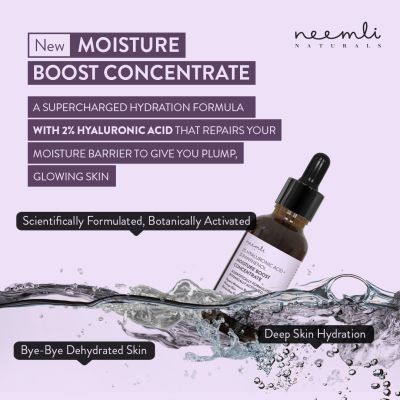 Neemli Naturals: 2% Hyaluronic Acid + D Panthenol Moisture boost concentrate - 15 ml