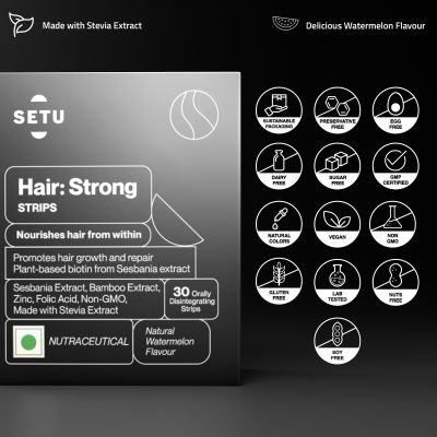 SETU: Hair: Strong Strips | Watermelon Flavour - 30 Strips