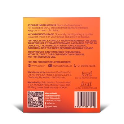 SETU: Daily: Energy Strips | Strawberry Flavour - 30 Strips