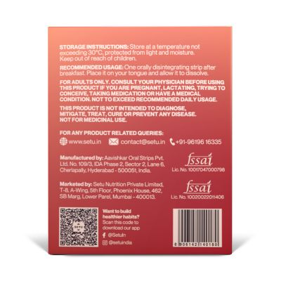 SETU: Daily: Iron Strips - 30 Elderberry Flavour Strips