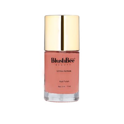 BlushBee Organic Beauty: 12 Free, Vegan Nail Polish - Dvina, Rose nude - 11 ml
