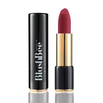 BlushBee Organic Beauty: Lip Nourishing Organic Vegan Lipstick, Deep Hue Maroon - 4.2 gms
