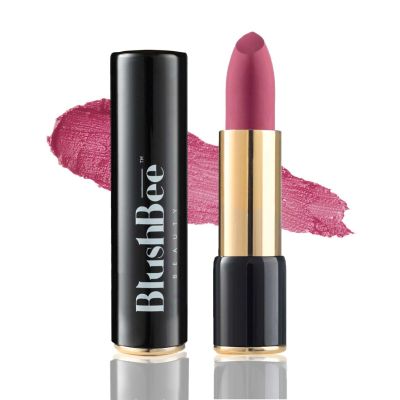 BlushBee Organic Beauty: Lip Nourishing Organic Vegan Lipstick, Mystic Mauve - 4.2 gms
