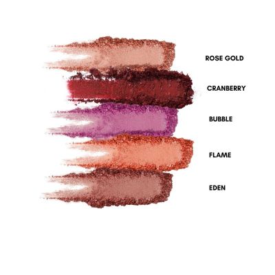 BlushBee Organic Beauty: Organic Eyeshadow Palette (5 shades) - Gala Ombre - 11.5 gms