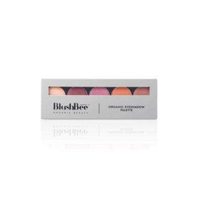 BlushBee Organic Beauty: Organic Eyeshadow Palette (5 shades) - Gala Ombre - 11.5 gms