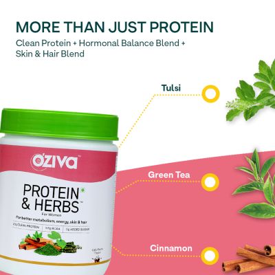 Oziva: Protein & Herbs - Women - Improving Metabolism - Skin & Hair - Mango - 1 kg