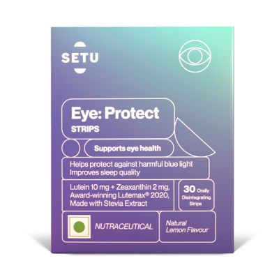 SETU: Eye: Protect Strips with Patented LuteMax 2020 - 30 Lemon Flavoured Strips