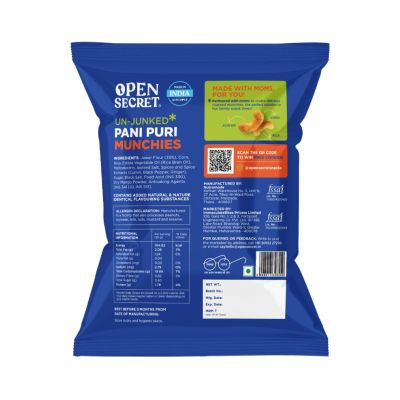 Open Secret: Panipuri Munchies - 25 gm (Pack of 6)