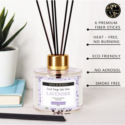 Soul & Scents: Lavender Reed Diffuser 120ml
