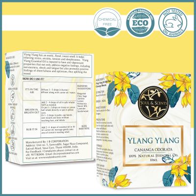 Soul & Scents: Ylang Ylang Essential Oil 10ml
