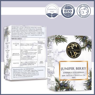 Soul & Scents: Juniper Berry Essential Oil 10ml