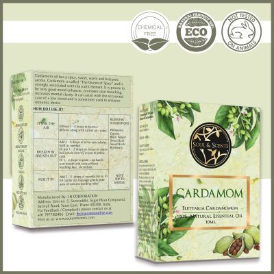 Soul & Scents: Cardamom Essential Oil 10ml