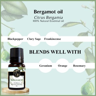 Soul & Scents: Bergamot Essential Oil 10ml
