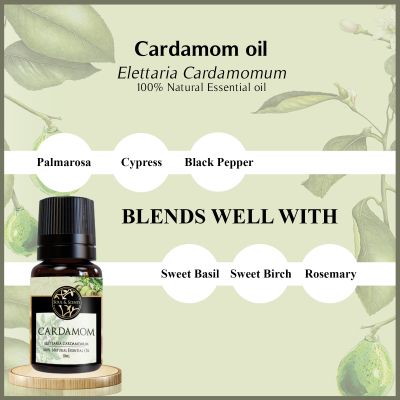Soul & Scents: Cardamom Essential Oil 10ml