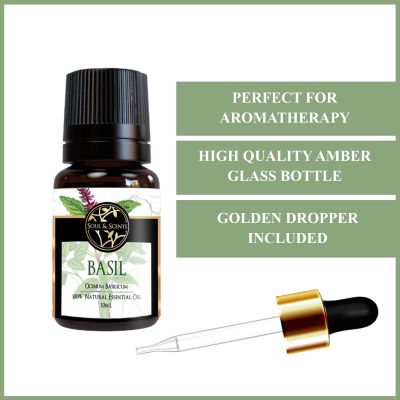 Soul & Scents: Basil Essential Oil 10ml
