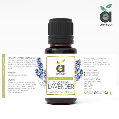 Anveya: Bulgarian Lavender Essential Oil -15 ml