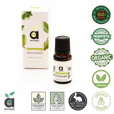 Anveya: Peppermint Essential Oil - 15 ml