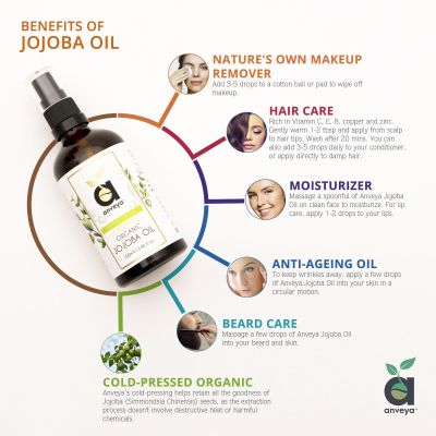 Anveya: Jojoba Oil - 100 ml