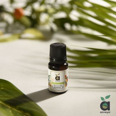 Anveya: Orange Essential Oil - 15 Ml