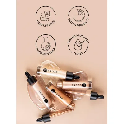 Sugar Cosmetics : Own The Light - Liquid Highlighter - 02 Diva Dazzle (Rosey Taupe) - 20ml