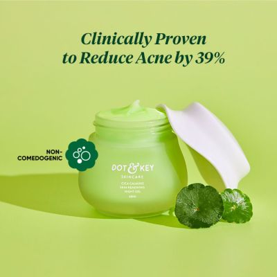 Dot & Key: Cica Calming Skin Renewing Night Gel - 60ml